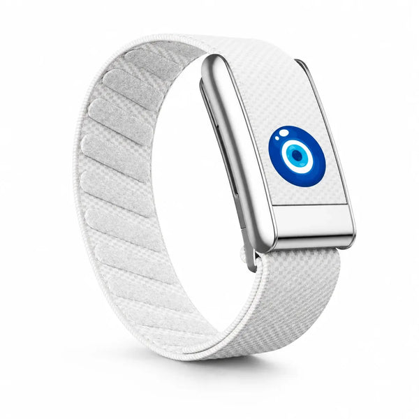 Evil Eye White Strap