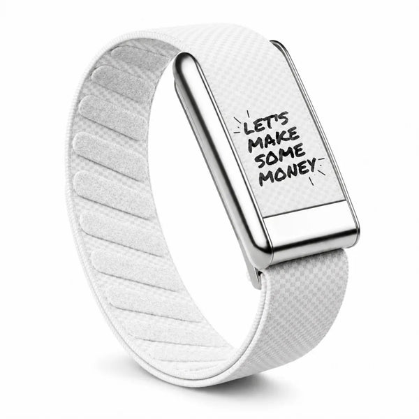 Make Money White Strap