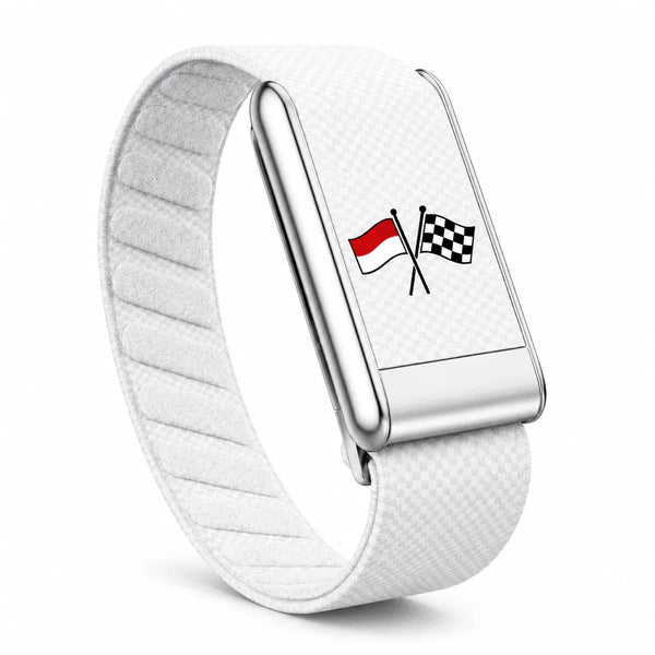 Monaco Racing White Strap